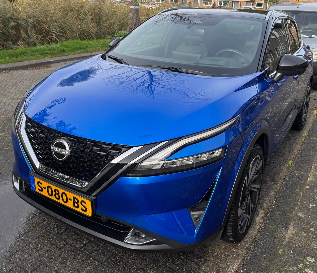 Nissan Qashqai 1.3 Benzine Mild-hybrid Xtronic 2023 Blauw, Auto's, Automaat, Achterwielaandrijving, 1800 kg, 157 pk