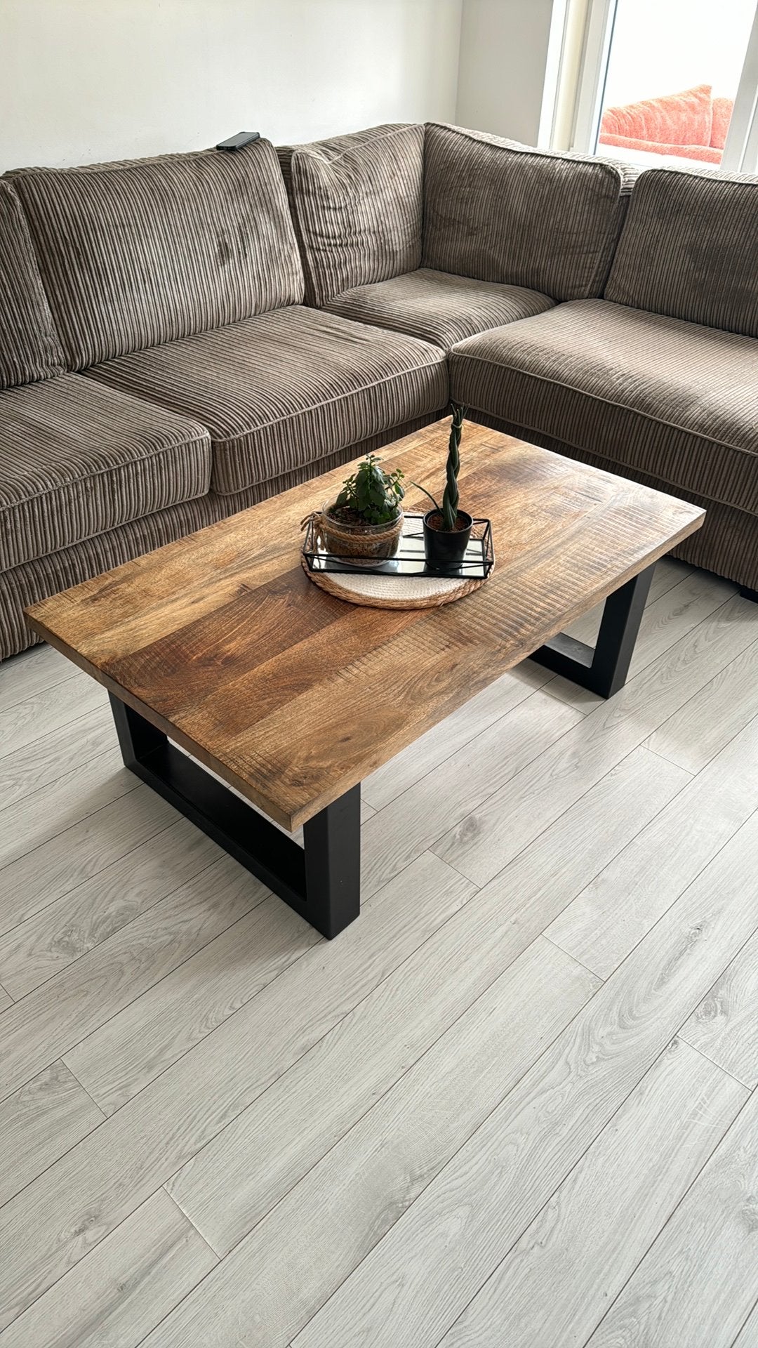 Salon tafel Mangohout, Huis en Inrichting, Ophalen