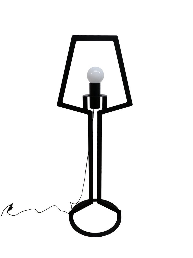 Gispen vloerlamp model outline, Huis en Inrichting, Ophalen, 100 tot 150 cm, Rijksstraatweg 37 Wilp, E27 (groot)