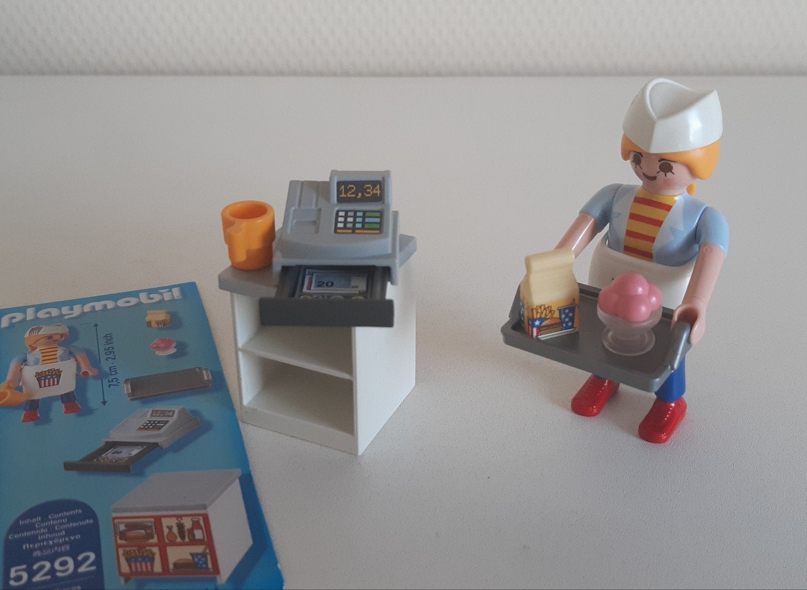 Playmobil 5292 Serveerster met kassa. (Set 308), Ophalen of Verzenden, Zo goed als nieuw, Complete set