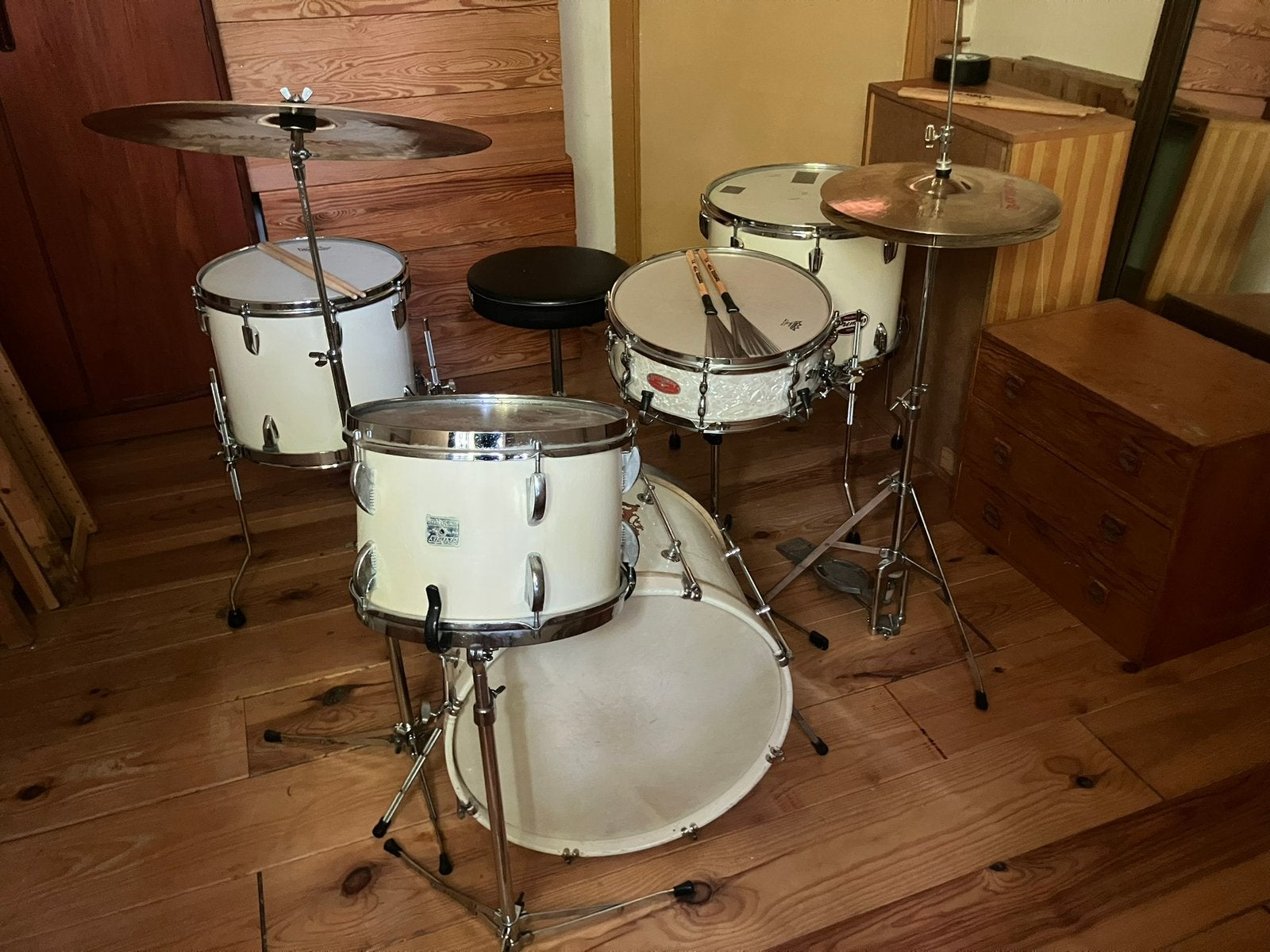Drumstel Premier, Masterwork, Ludwig, Tama,, Ophalen, Gebruikt, Premier
