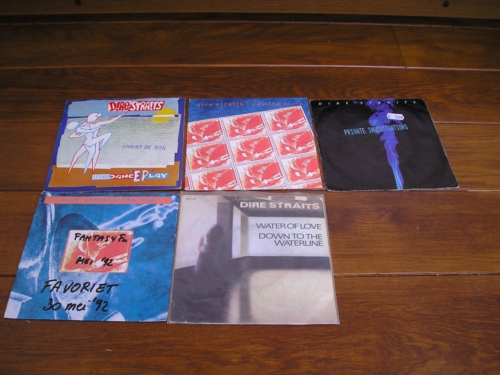 Dire straits singles, Ophalen of Verzenden, Gebruikt, Rock en Metal