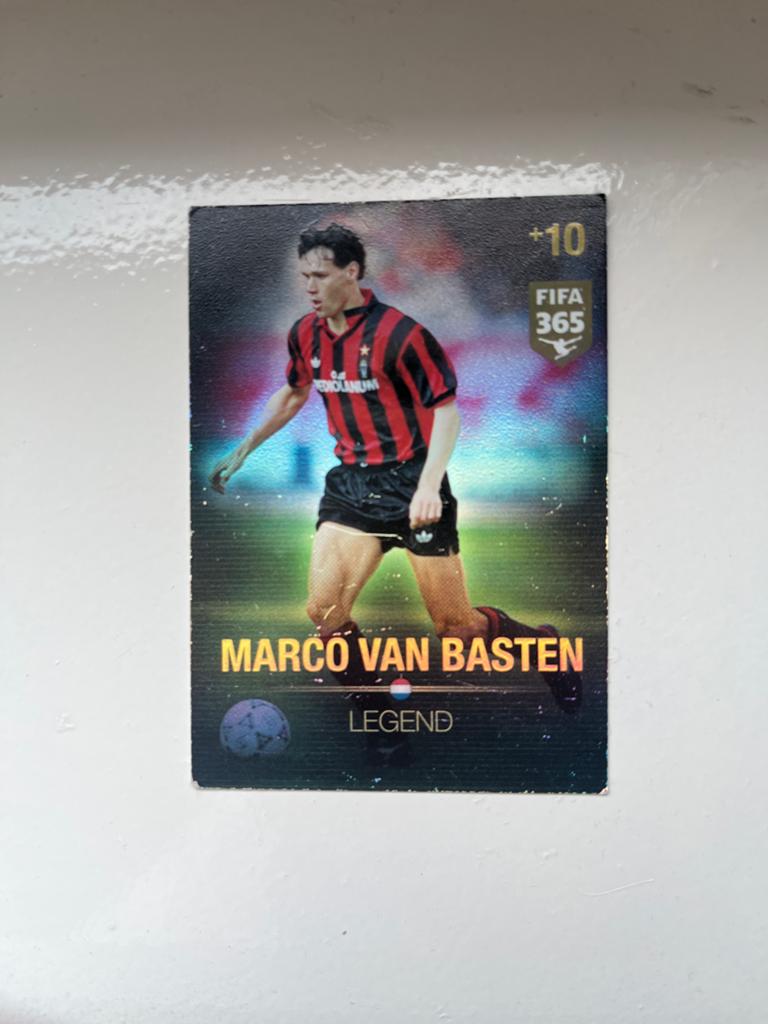 Marco van Basten Legend FIFA 365 Panini Adrenalyn XL, Ophalen of Verzenden, Zo goed als nieuw, Buitenlandse clubs, Spelerskaart