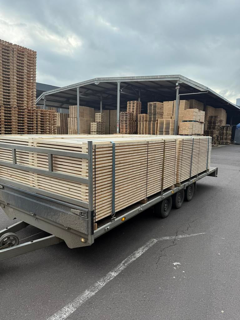 Houten vlonders / legborden, Ophalen, Minder dan 25 mm, Nieuw, Plank