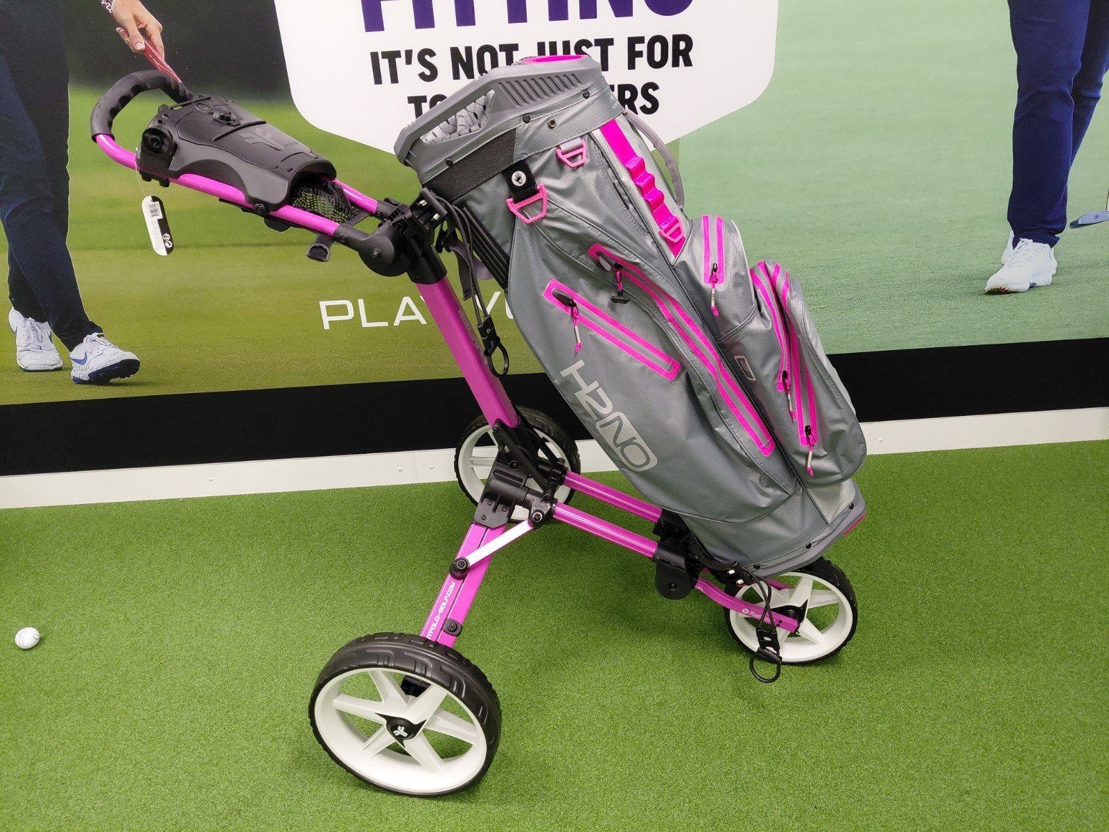Sun Mountain H2No Cartbag & Fastfold Square 3-Wheel Trolley, Sport en Fitness, Golf, Ophalen of Verzenden, Nieuw, Tas, Overige merken