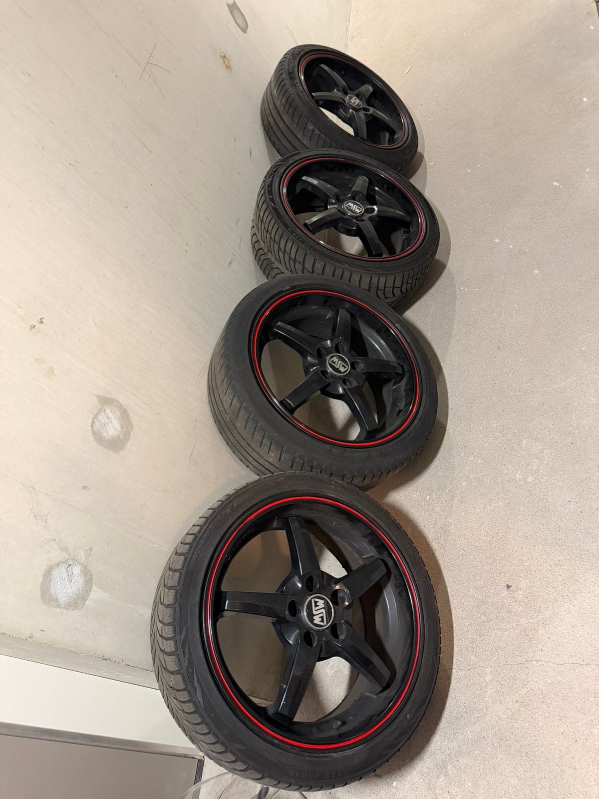 MSW by OZ 18 inch velgen 5x112, Motoren, Ophalen