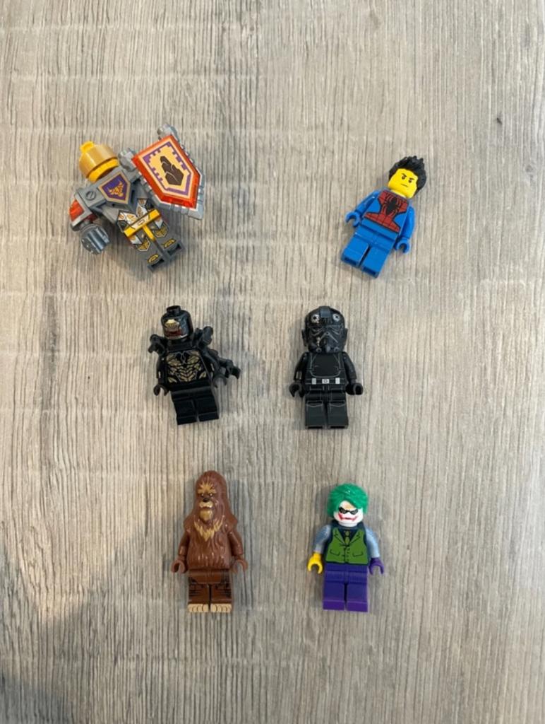 LEGO Lot 6 Minifiguren Joker Chewbacca Marvel Star Wars, Kinderen en Baby's, Speelgoed | Duplo en Lego, Gebruikt, Star Wars, Lego