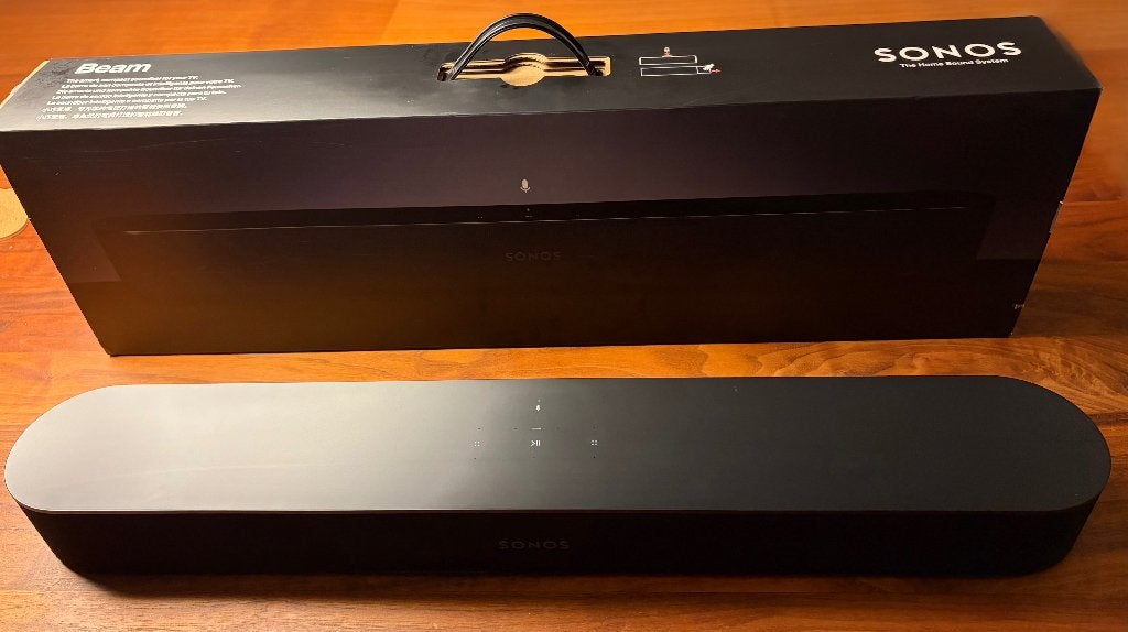 Aangeboden: Sonos Beam Gen 1 in zwart, in perfecte staat