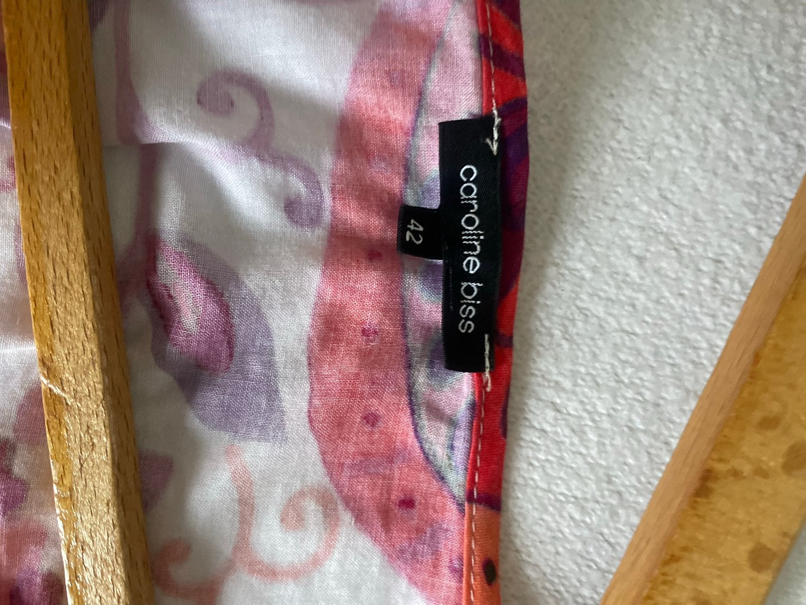 Caroline Biss Blouse Maat 42 (L) - Bloemenprint, Ophalen of Verzenden, Zo goed als nieuw, Maat 42/44 (L), Meerkleurig