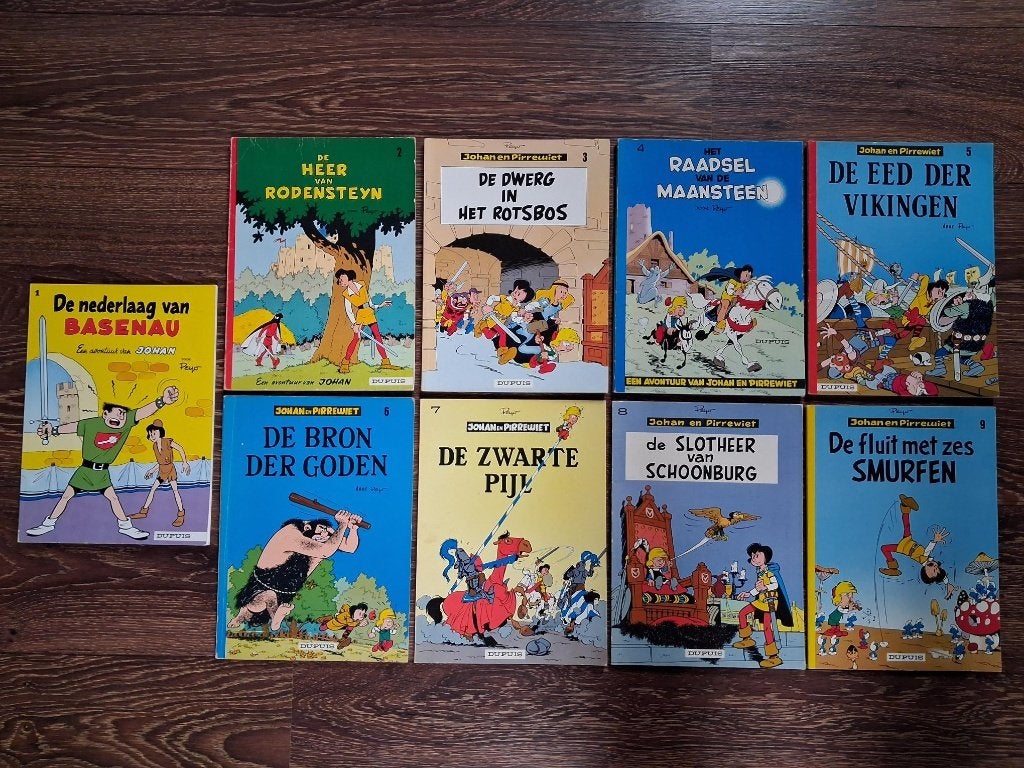 Complete reeks Johan en Pirrewiet, Complete serie of reeks, Ophalen, Zo goed als nieuw, Peyo