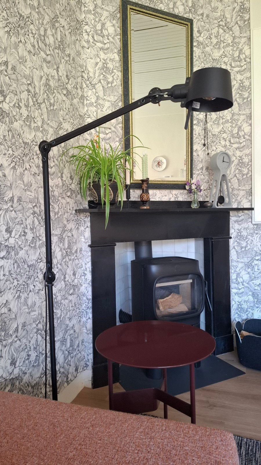 Tonone Bolt vloerlamp, tweearm, in zeer goede staat, Ophalen, Zo goed als nieuw, Metaal, 150 tot 200 cm