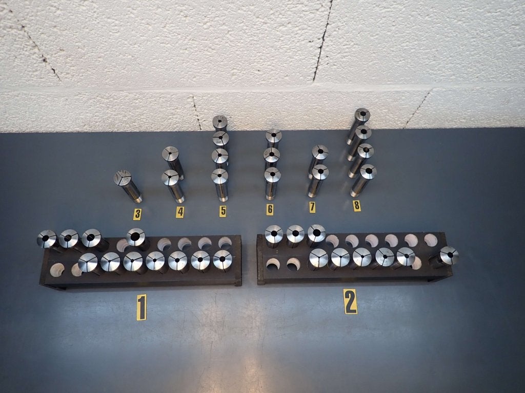 Van Norman type C / Hardinge 5V spantangen Collets Schaublin, Niet ingevuld, Gebruikt, Niet ingevuld, Ophalen of Verzenden
