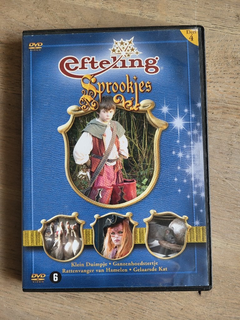 DVD Efteling sprookjes deel 4, Alle leeftijden, Ophalen of Verzenden, Zo goed als nieuw