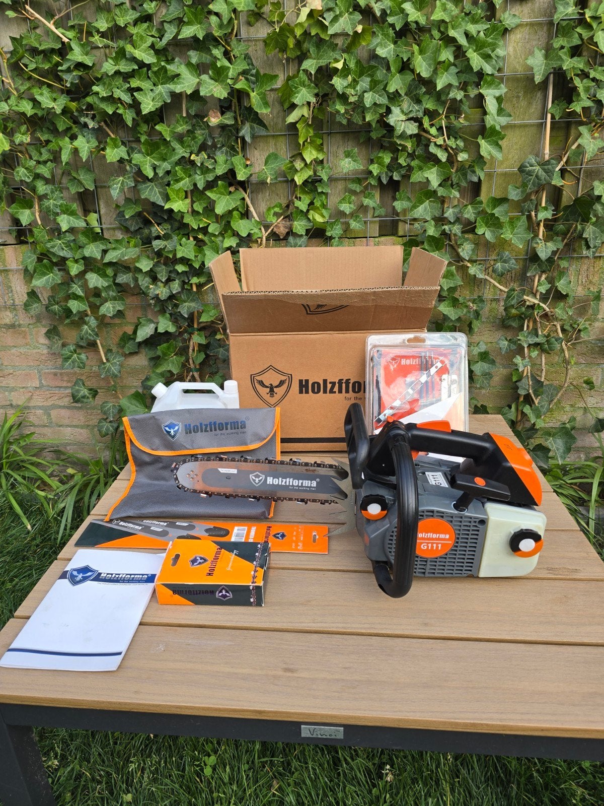 Benzine kettingzaag Holzfforma G111 NIEUW + GARANTIE, Tuin en Terras, Ophalen of Verzenden, Nieuw
