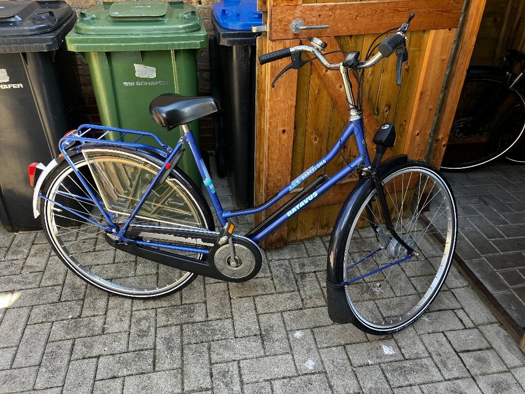 Damesfiets, Fietsen en Brommers, Ophalen, Batavus, Trommelrem, 53 tot 56 cm