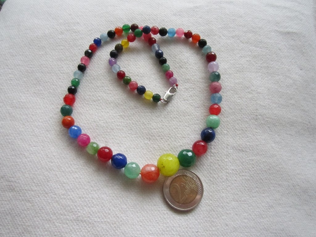 54.  Mooie ketting,  48 cm., Ophalen, Overige materialen, Ketting