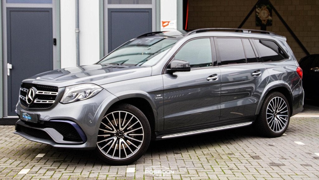 Mercedes-Benz GLS 63 AMG 4MATIC PANO | 7 ZITS | LUCHTVERING, Auto's, Mercedes-Benz, Bedrijf, Te koop, GLS, 360° camera, 4x4, ABS