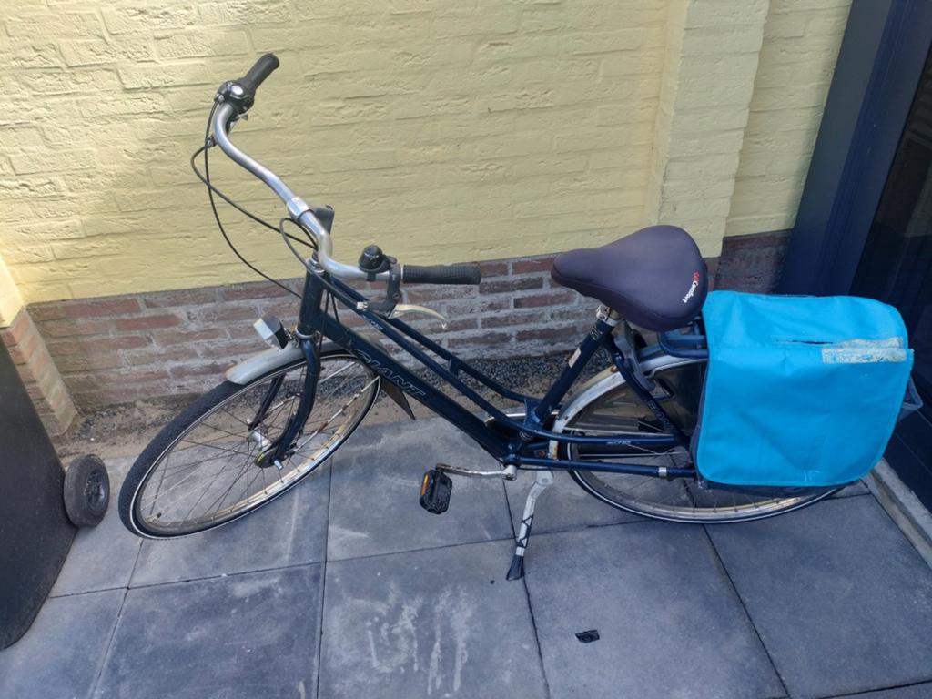 Stationsfiets merk giant, 55 cm of meer, Ophalen of Verzenden, Gebruikt, Minder dan 10 versnellingen