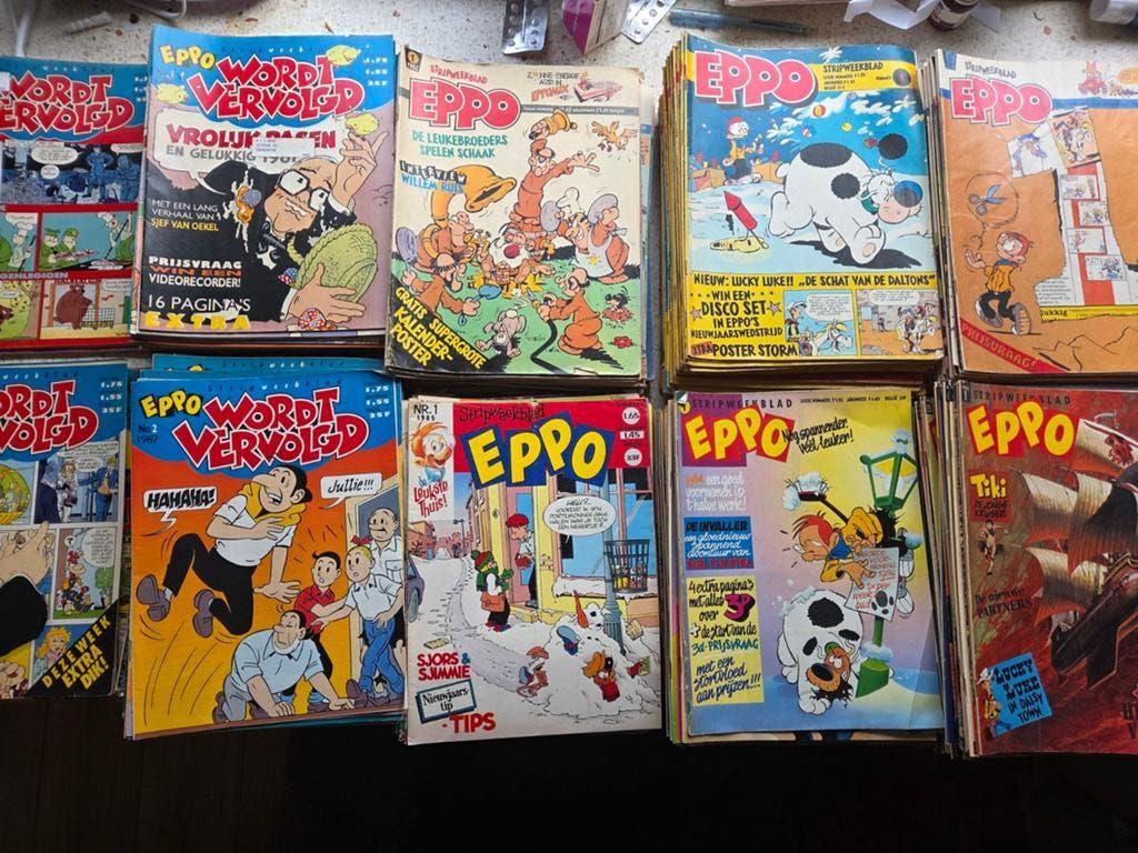 eppo/wordt vervolgd 10 jaren 1980-1988, Gelezen, Diverse, Verzenden, Complete serie of reeks