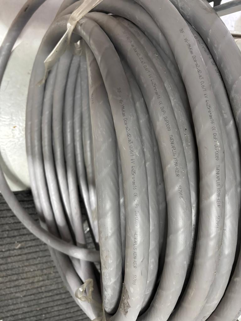 Grondkabel TKF ymvkas 4x25+as16, Ophalen, Nieuw, Kabel of Snoer