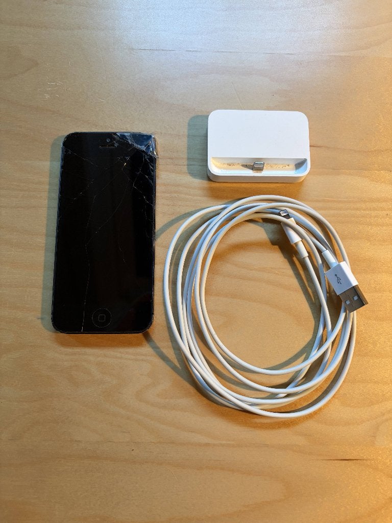 iPhone 5 16GB zwart, simlockvrij, Gebruikt, 16 GB, IPhone 5, Zwart