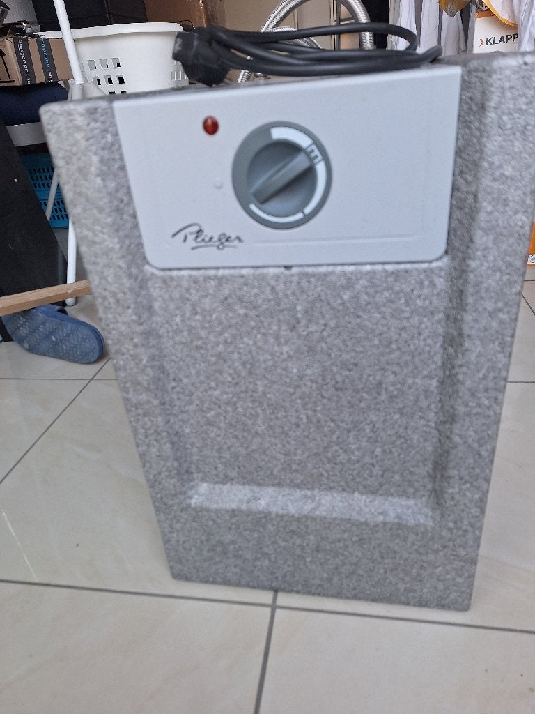 Plieger boiler 15 liter, Ophalen, Gebruikt, Boiler, Minder dan 3 jaar oud
