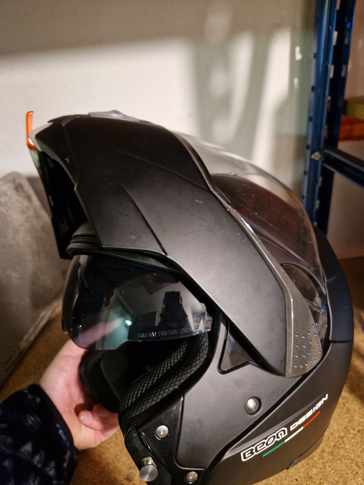 Beon Design Systeemhelm - Maat M, Motoren, Overige merken, M, Systeemhelm, Heren