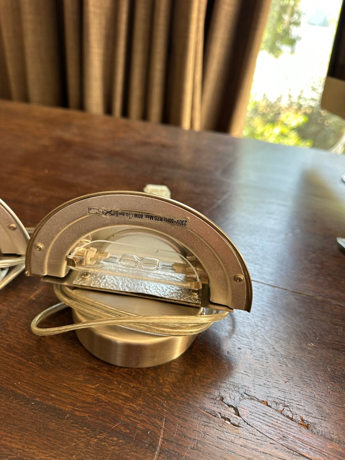 5x Vintage Postmoderne Halogeen Wandspot - UFO/Helios Stijl, Gebruikt, Indirect licht, Overige fittingen, Ophalen of Verzenden