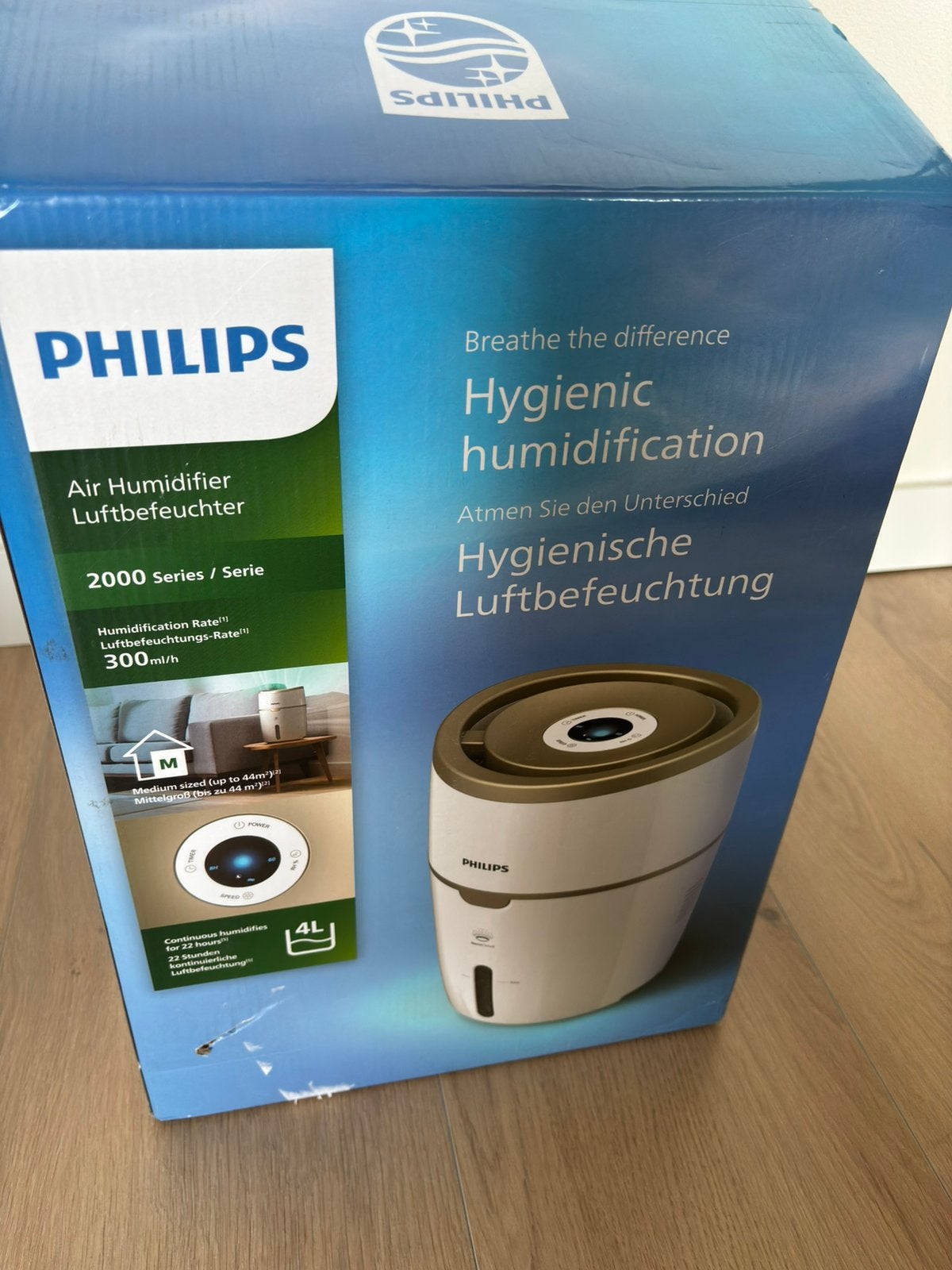 Philips 2000 series humidifier, inclusief nieuw filter, Ophalen of Verzenden, Zo goed als nieuw, Luchtbevochtiger