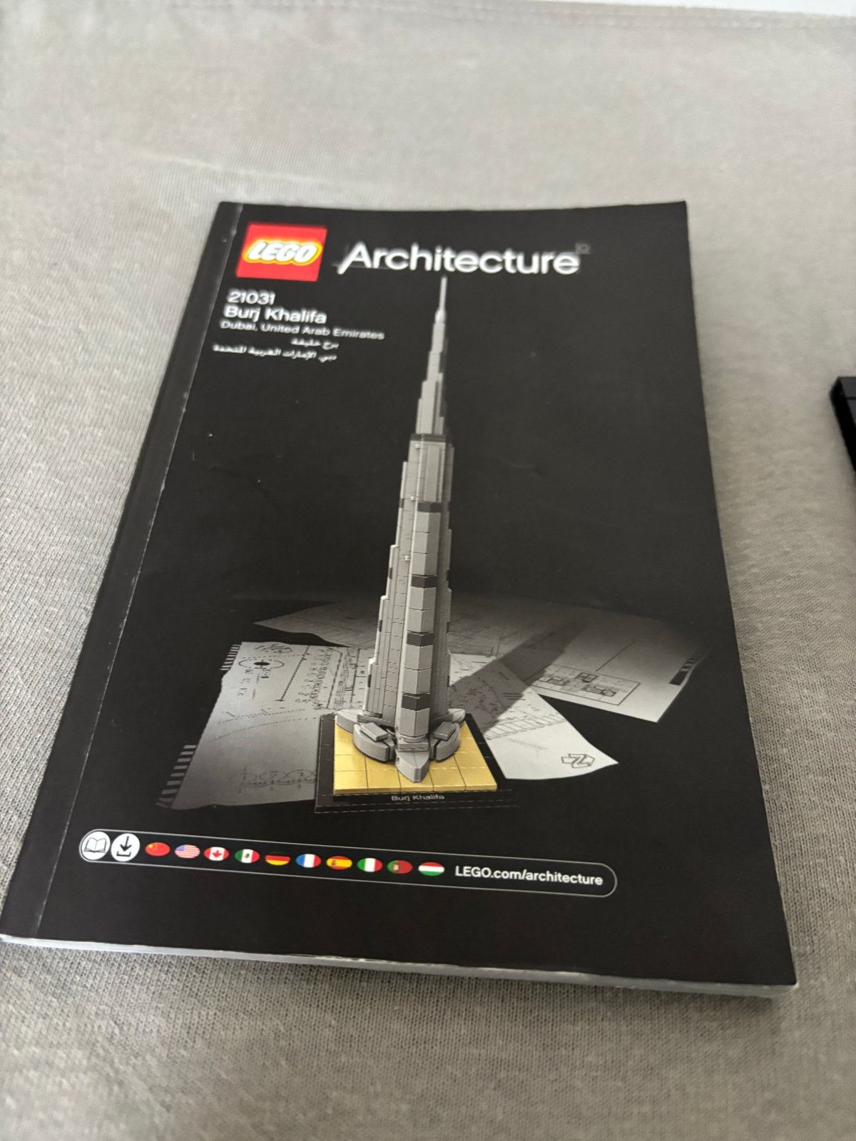 LEGO Architecture 21031 Burj Khalifa met handleiding, Ophalen of Verzenden, Zo goed als nieuw
