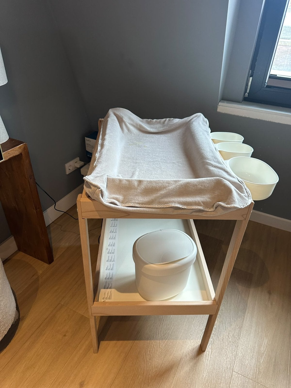 Ikea Sniglar Commode met aankleedkussen en opbergmanden, Ophalen, Zo goed als nieuw, Overige typen, Overige merken