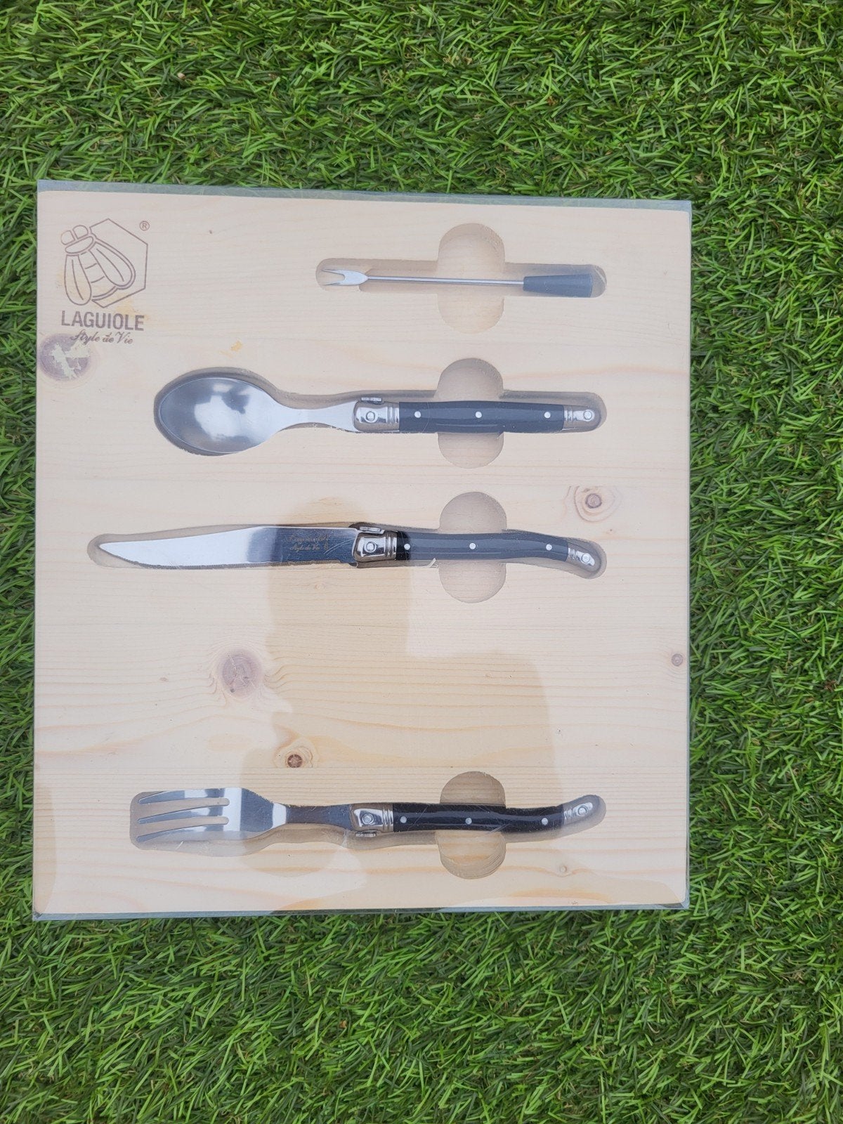 Laguiole Premium Line Tapas bestekset, Ophalen of Verzenden, Nieuw, Rvs of Chroom, Bestekset