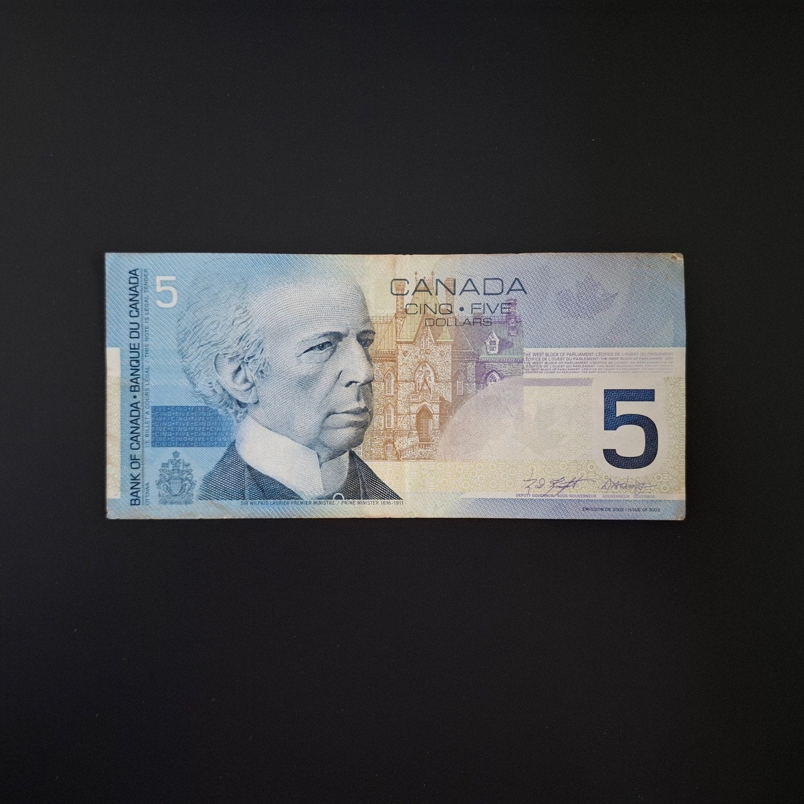 5 dollar Canada #017, Ophalen of Verzenden, Noord-Amerika, Los biljet