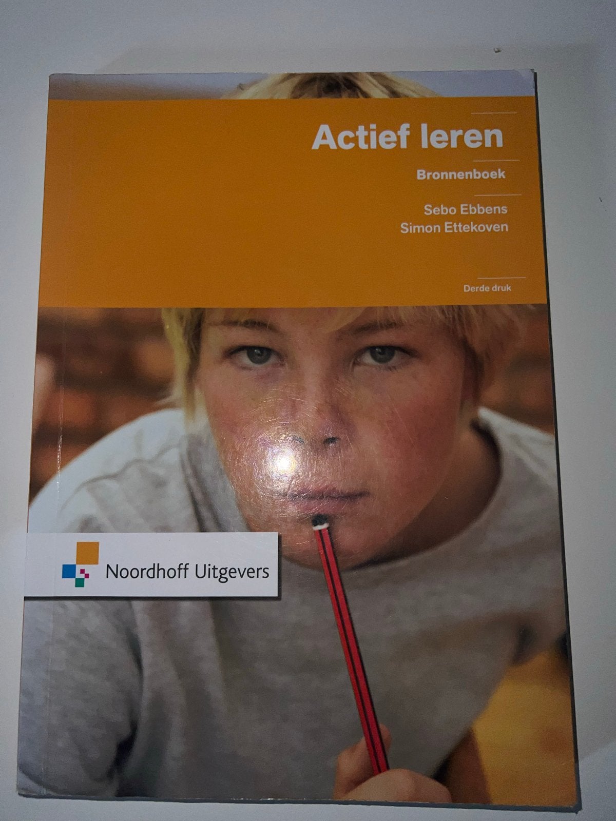 Actief leren Bronnenboek - Sebo Ebbens & Simon Ettekoven, Ophalen of Verzenden, Gamma, Zo goed als nieuw, HBO