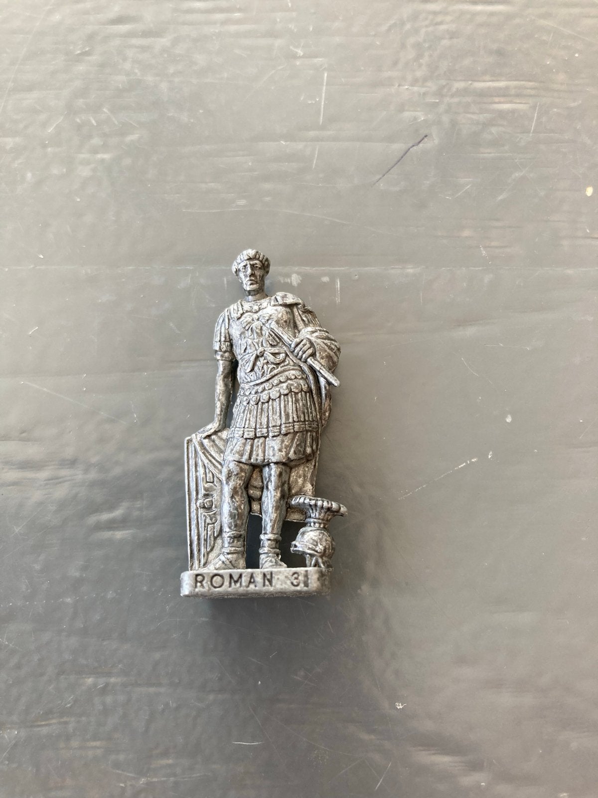 Loden Romeinse soldaat figuur - Scame Roman 31, Ophalen of Verzenden, Gebruikt
