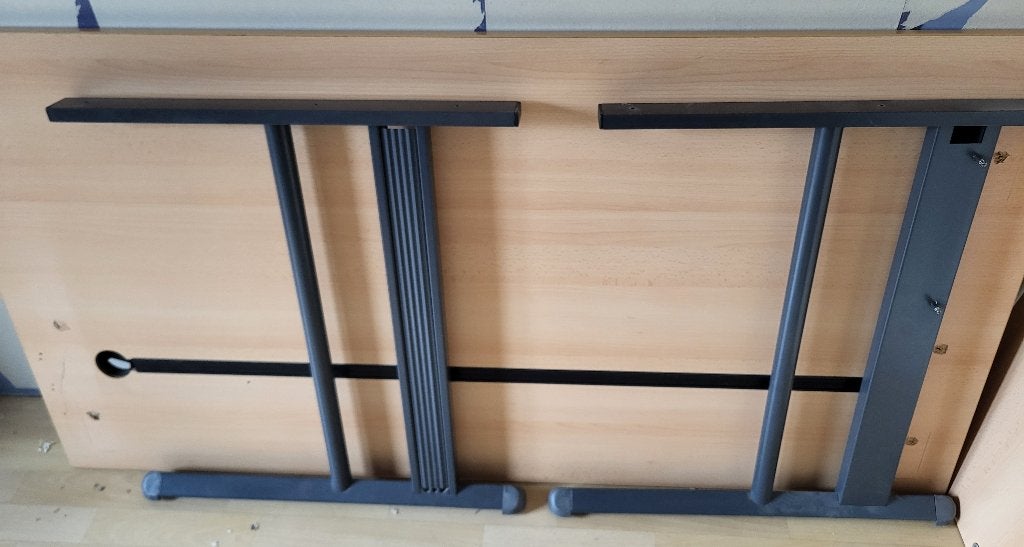 mooi stevig bureau 160 x 80 x 75 zie foto's, Ophalen, Gebruikt