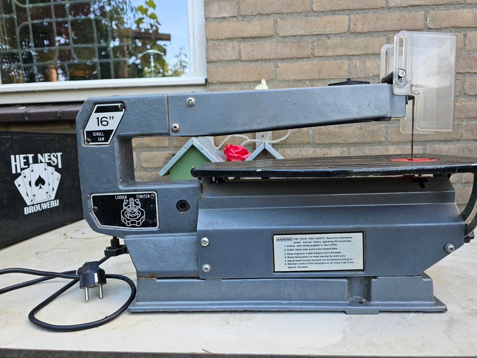 figuurzaagmachine, Ophalen of Verzenden, Gebruikt, Gereedschap of Toebehoren