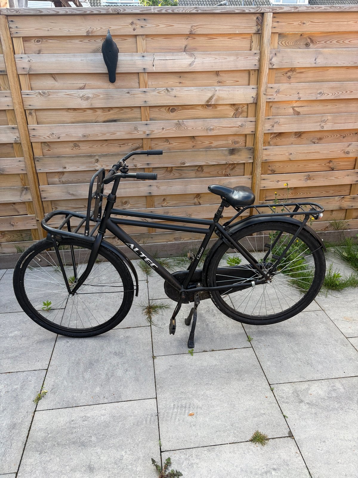 Altec Transportfiets Zwart - lichte opknapper 28 inch, Terugtraprem, Gebruikt, 53 tot 57 cm, Ophalen