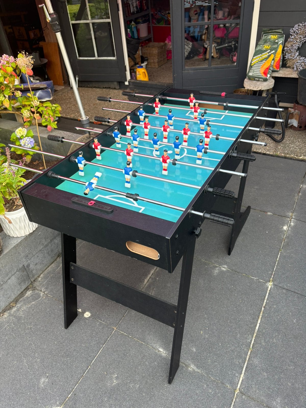 Voetbaltafel met 2 ballen., Ophalen, Zo goed als nieuw