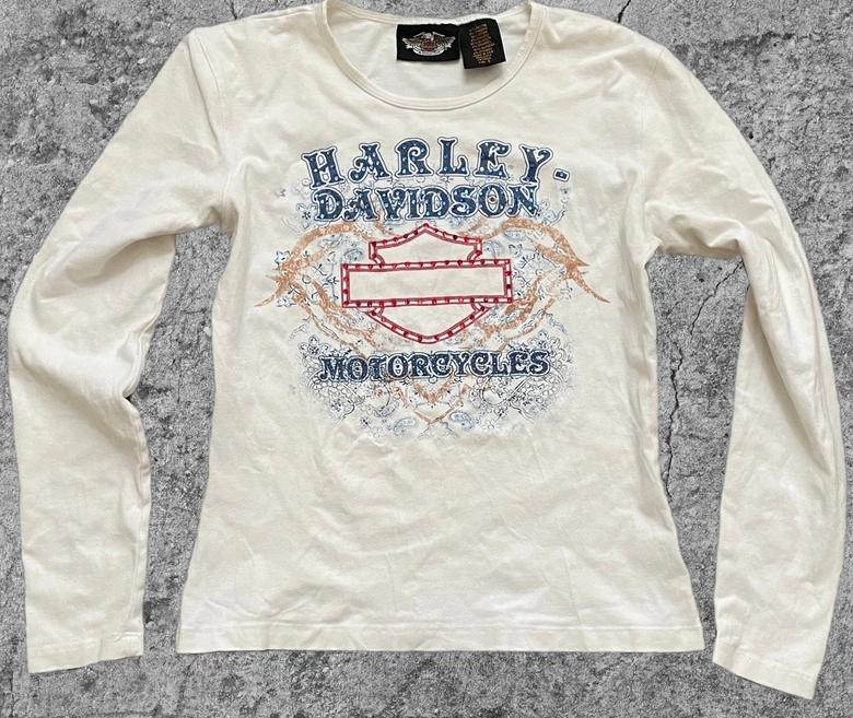 Vintage Harley Davidson Longsleeve – Girls – S – HD‑020, Vintage, Harley Davidson, Verzenden, Vintage