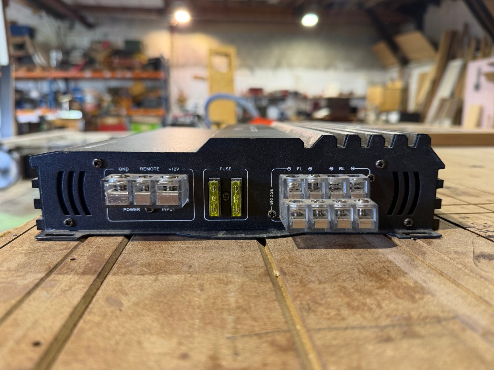 Excalibur X500 4-kanaals versterker - Auto audio, Ophalen of Verzenden, Gebruikt, Universele onderdelen
