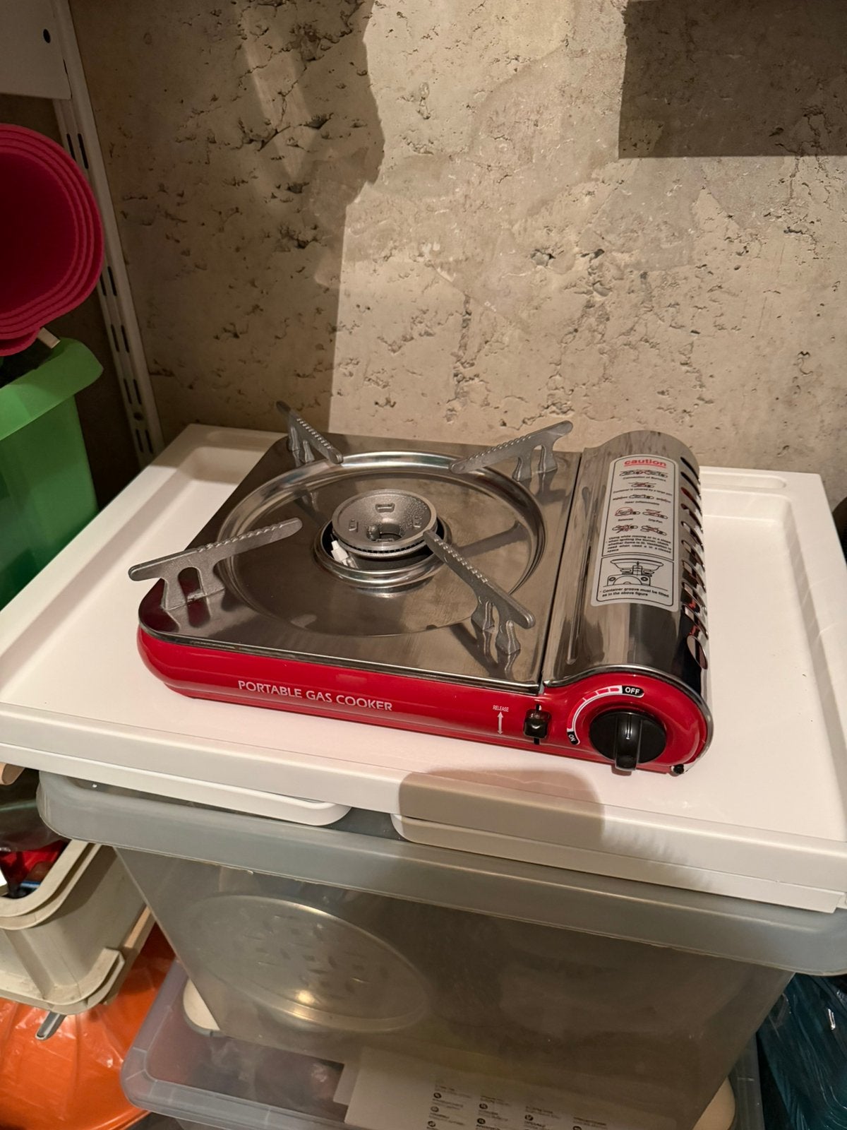 Portable Gas cooker, Ophalen, Minder dan 85 cm, 4 kookzones, Zo goed als nieuw