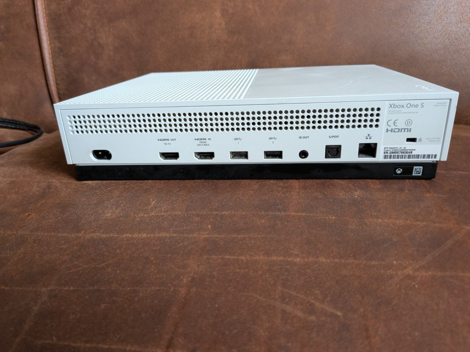 Xbox One S - Werkt perfect, controller mist klepje, Ophalen of Verzenden, Gebruikt, Met 1 controller, Xbox One S