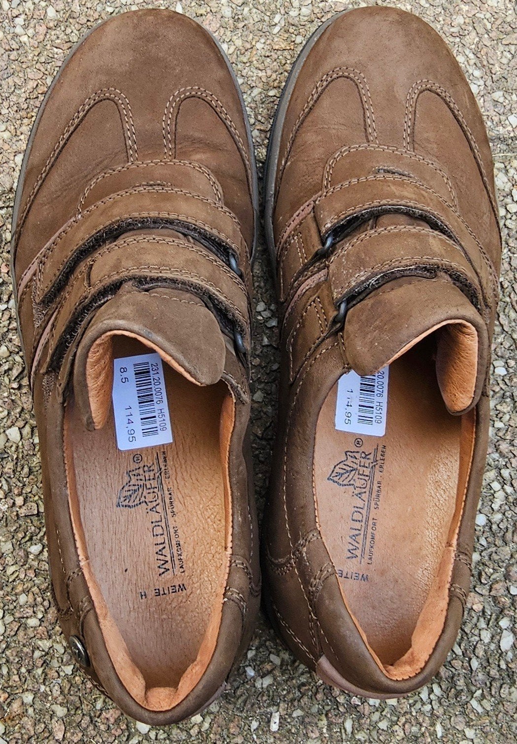 Waldläufer bruine klittenbandschoenen - Maat 42, Waldläufer, Bruin, Overige typen, Nieuw
