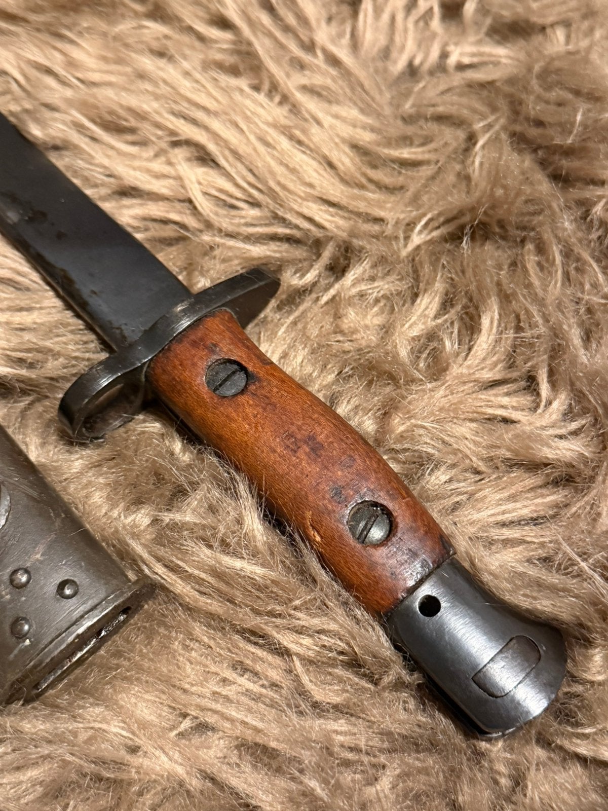 Originele WO2 Brits-Indiase No. 1 Mk II Bajonet – Met Schede, Ophalen of Verzenden, Engeland, Mes of Dolk