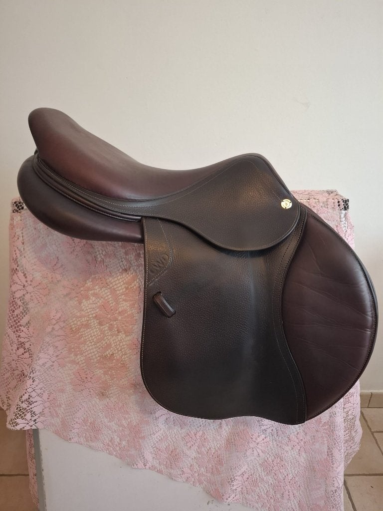 CWD SE01 springzadel 17,5 inch in superstaat, Dieren en Toebehoren, Ophalen, Zo goed als nieuw, Springen