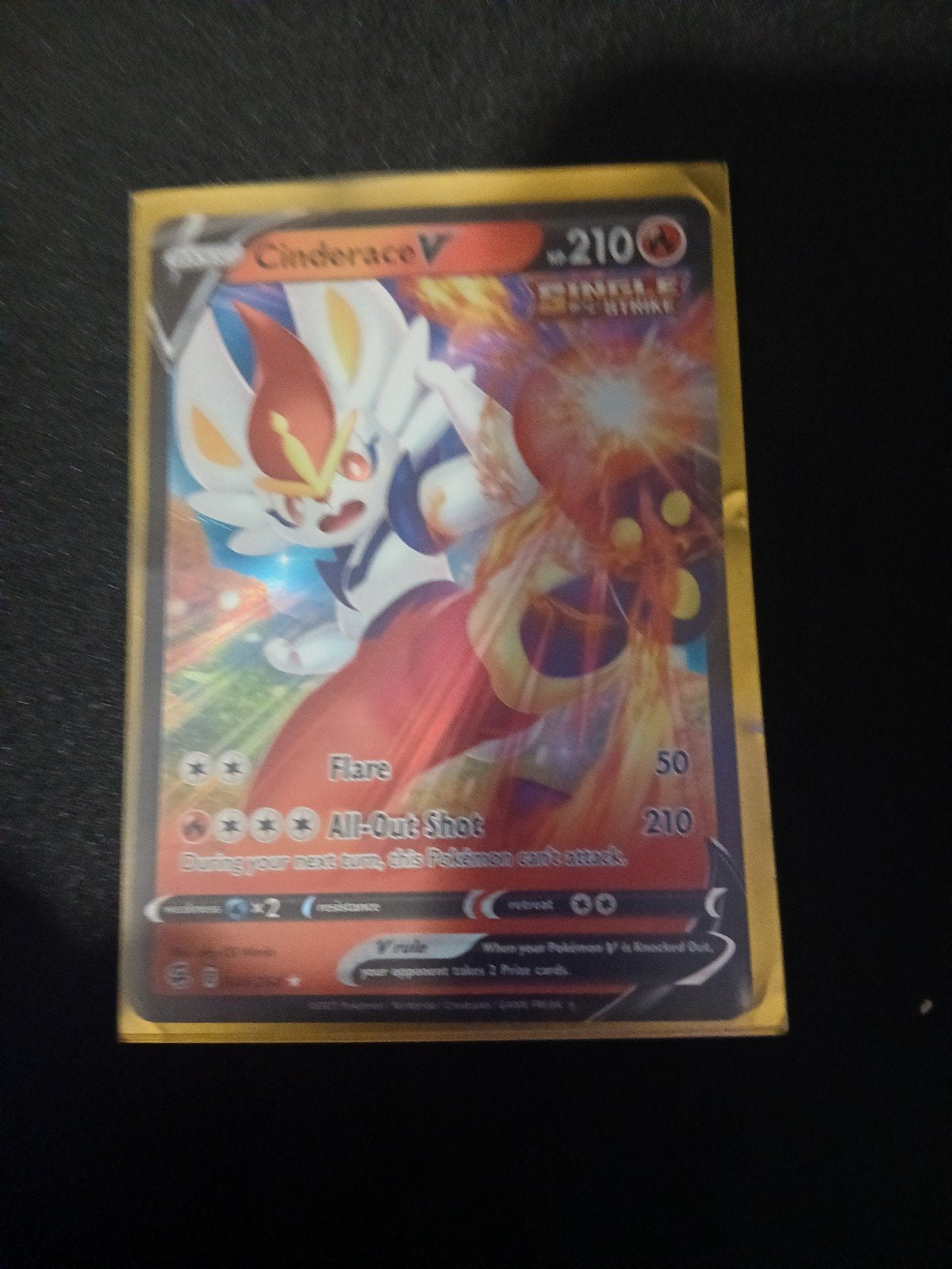 Cinderace V Pokémon kaart 044/264 in goede staat, Hobby en Vrije tijd, Verzamelkaartspellen | Pokémon, Ophalen of Verzenden, Zo goed als nieuw