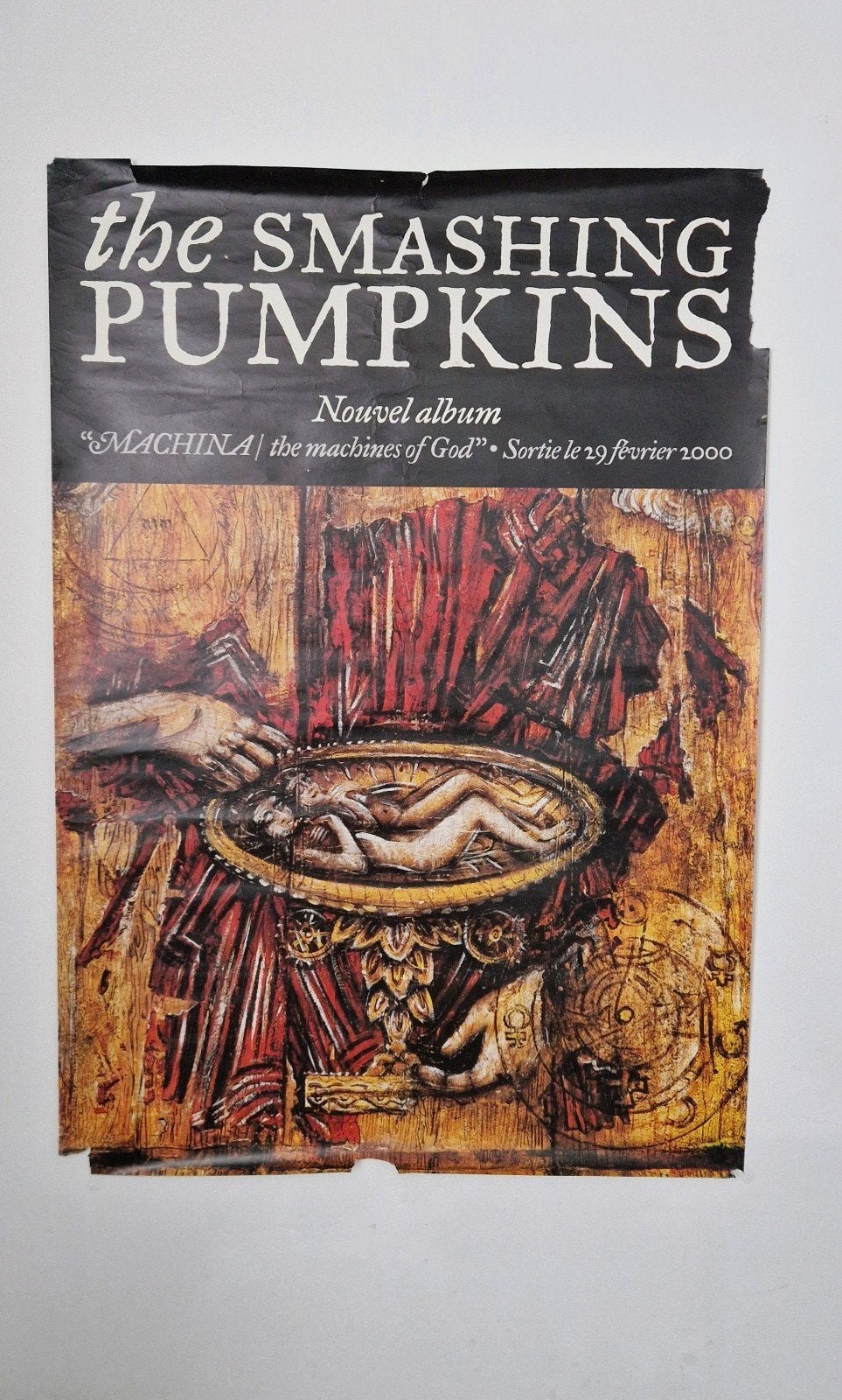 Título: Smashing Pumpkins MACHINA Original Promo Poster 2000, Verzamelen, Ophalen of Verzenden, Gebruikt, Muziek