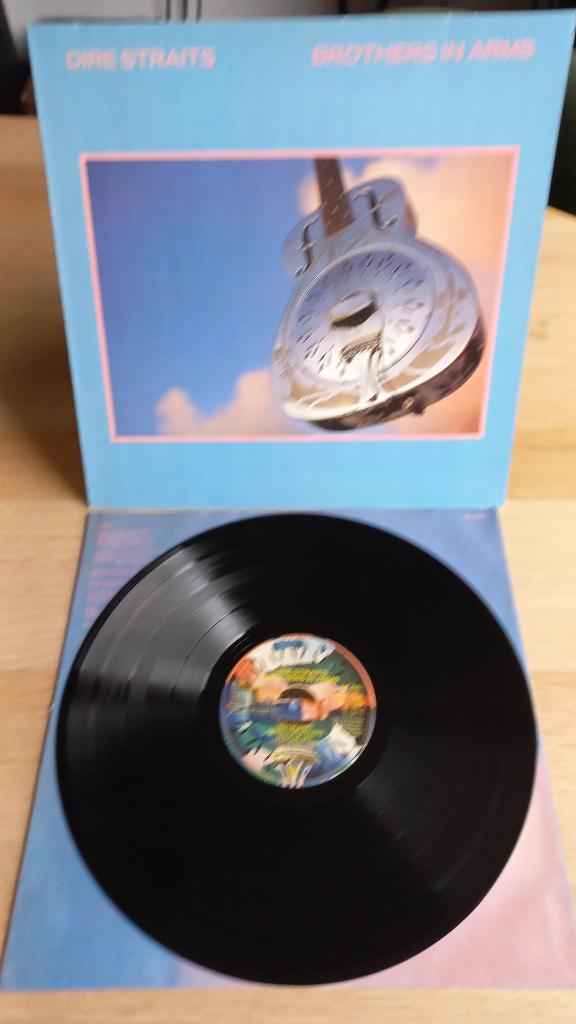 dire straits                  brothers in arms, Cd's en Dvd's, 1980 - 1989, Zo goed als nieuw, 12 inch, Inclusief binnenhoes