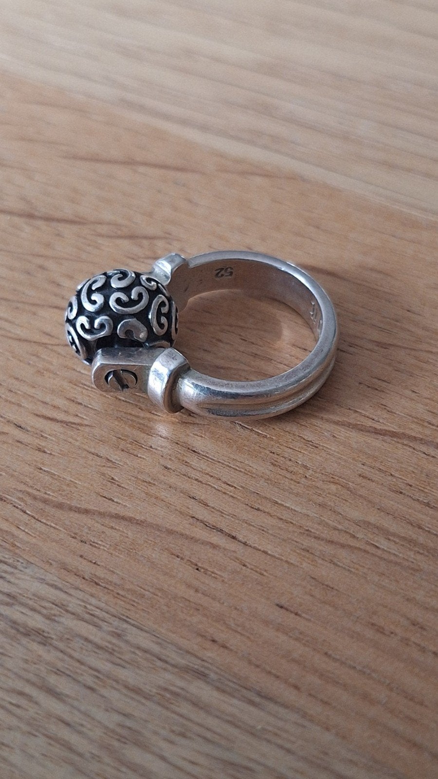 pandora zilveren bedel met ring verwisselbaar glaskralen u, Sieraden, Tassen en Uiterlijk, Bedels, Ophalen of Verzenden, Zo goed als nieuw